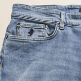 Jeans 5 Tasche Regular Fit Due Lavaggi dettaglio tasca - Medium Blue