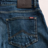 Jeans 5 Tasche Regular Fit Due Lavaggi dettaglio retro - Dark Blue