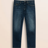 Jeans 5 Tasche Regular Fit Due Lavaggi fronte - Dark Blue
