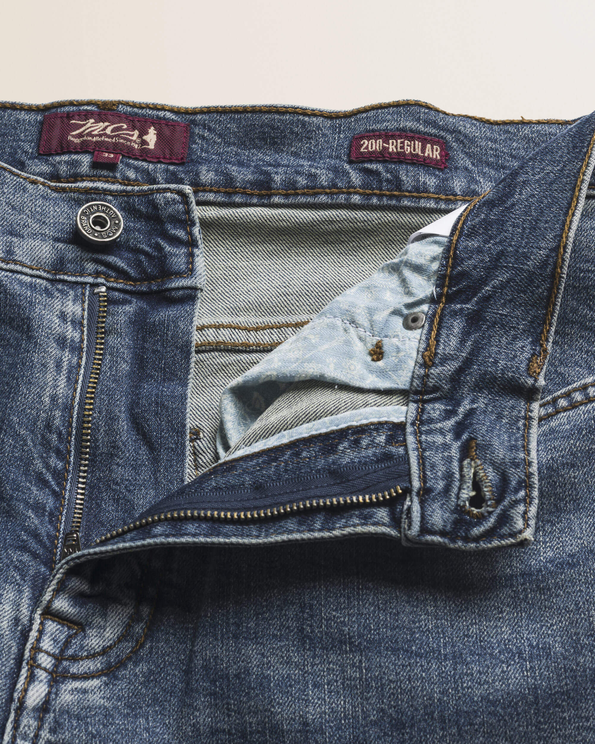 Jeans 5 Tasche Regular Fit dettaglio apertura - Medium Blue