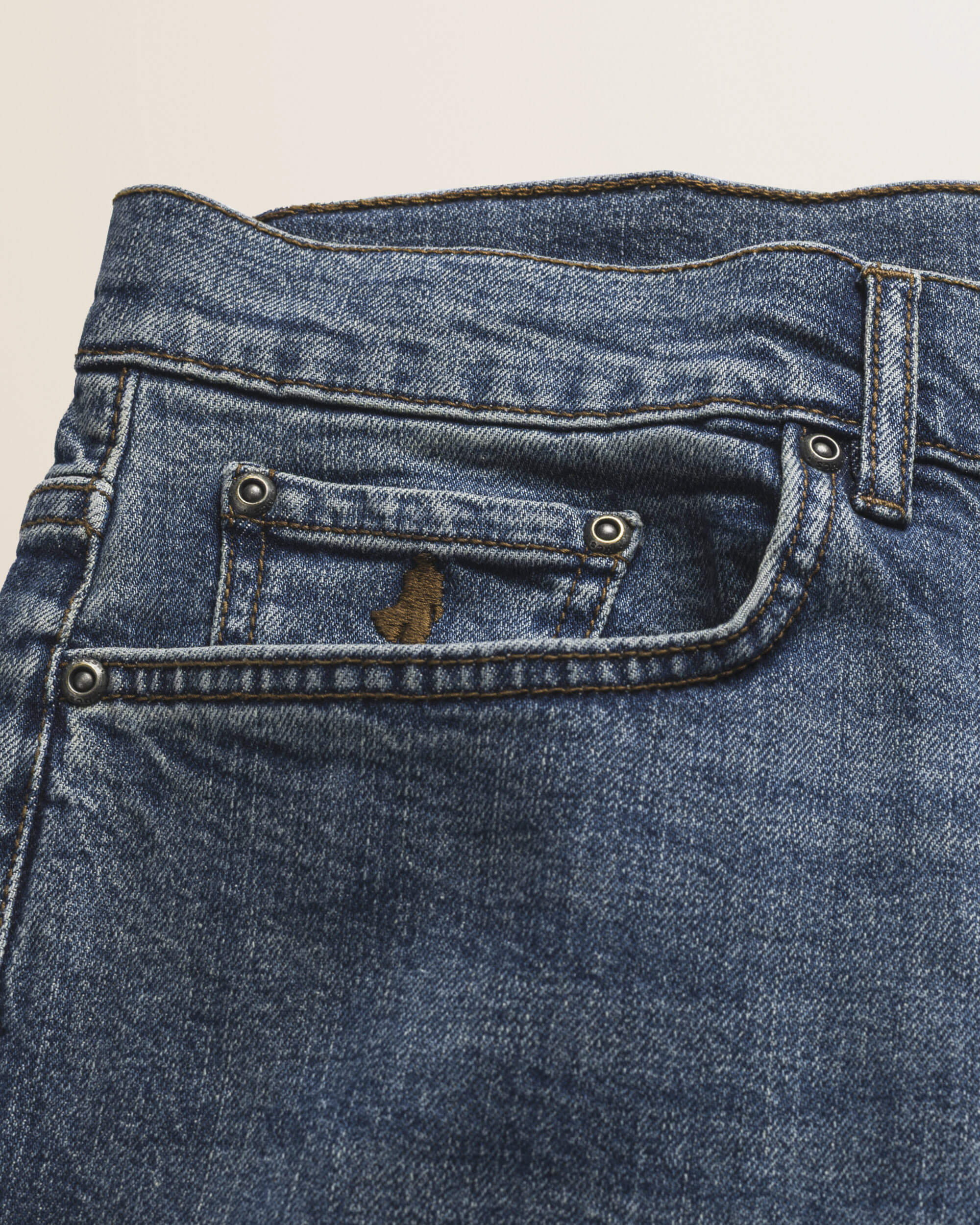 Jeans 5 Tasche Regular Fit dettaglio tasca - Medium Blue