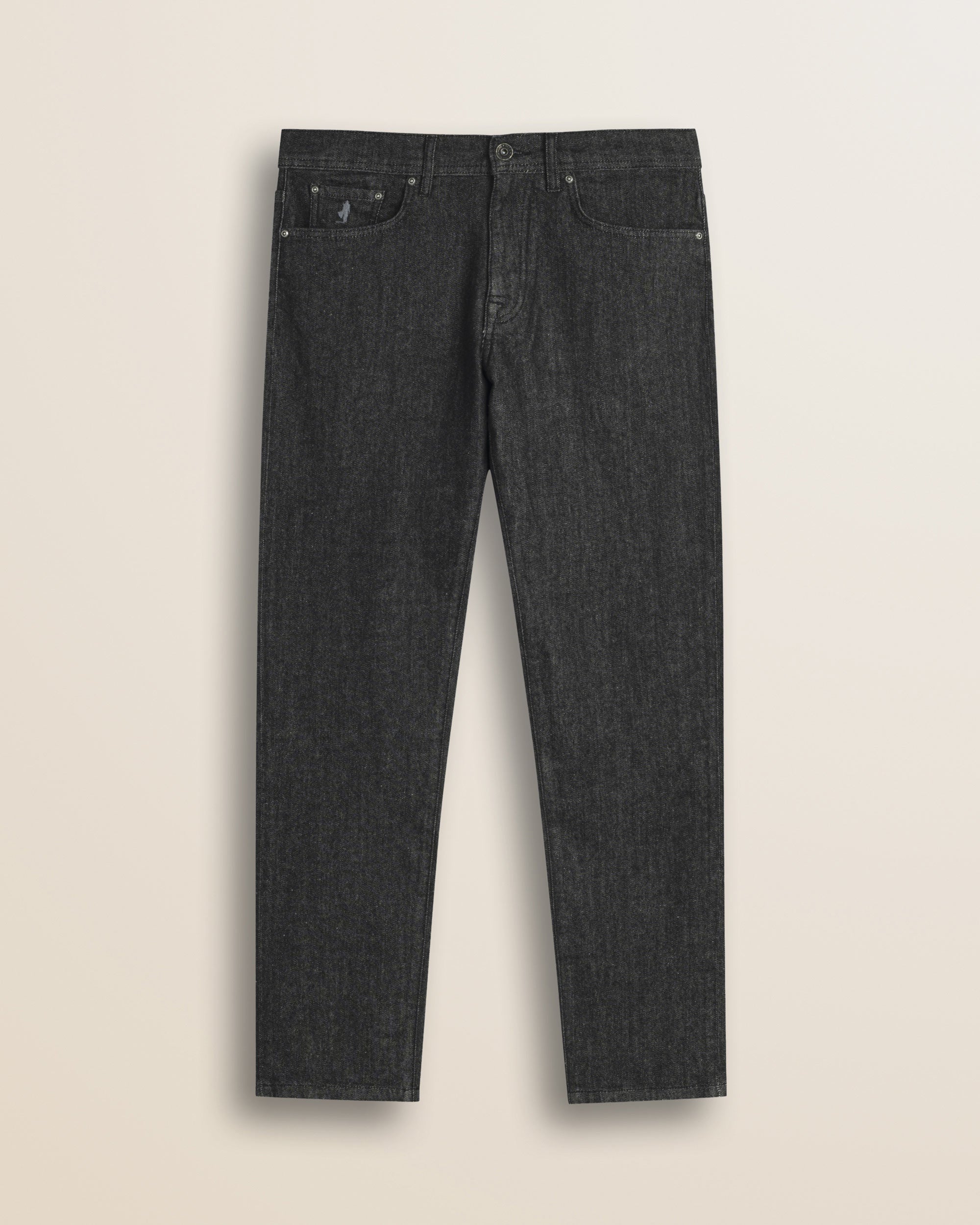 Jeans 5 Tasche Regular Fit fronte - Crossed Blue