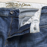 Jeans 5 Tasche Indaco Regular Fit dettaglio apertura - Deep Blue