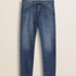 Jeans 5 Tasche Indaco Regular Fit fronte - Deep Blue