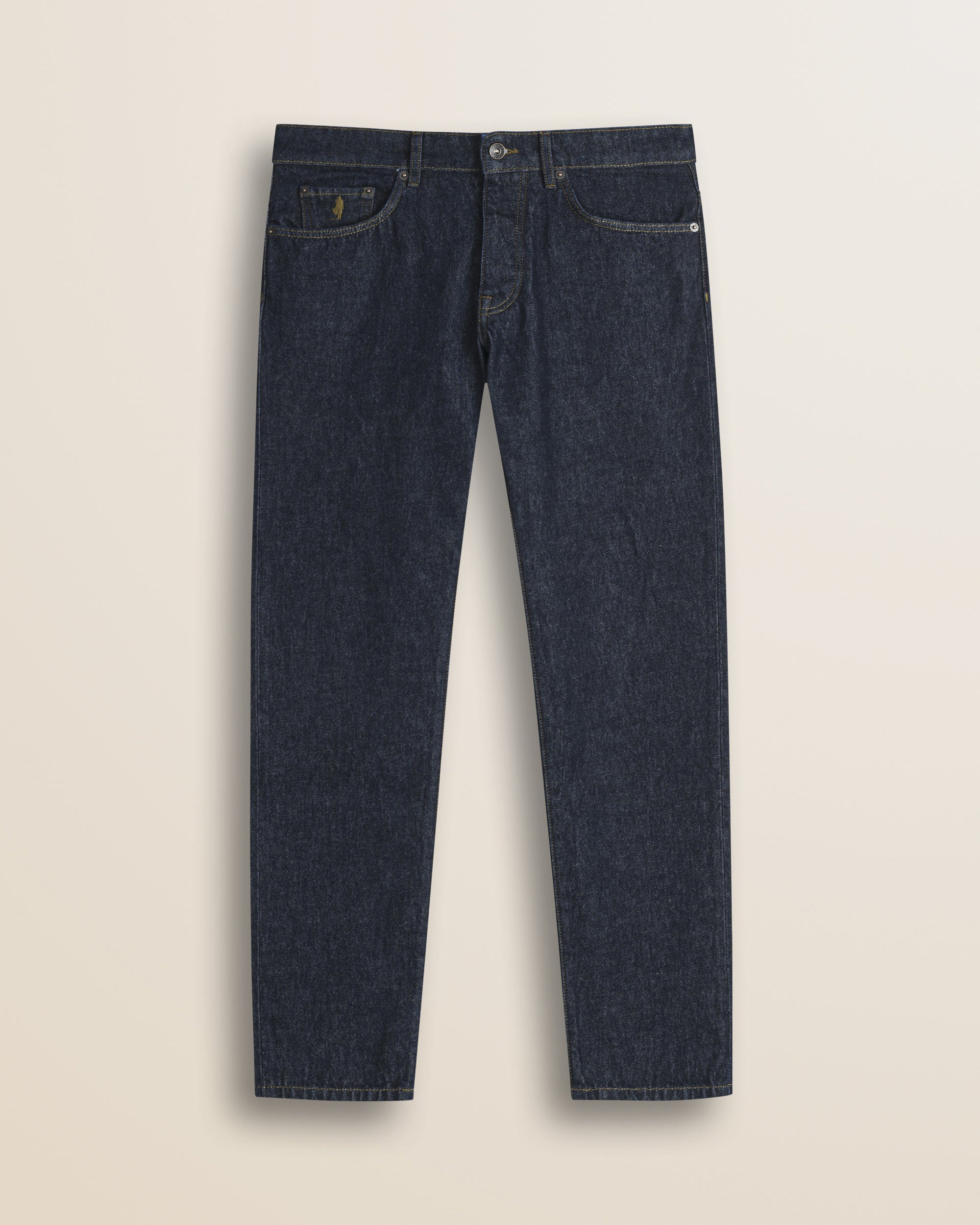 Jeans 5 Tasche Rinse Pesante Regular Fit fronte - Rinse