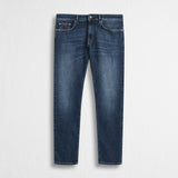 Jeans Slim Fit Mid Blue - Mid-Light Blue