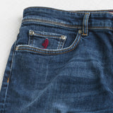 Slim Fit Mid Blue Jeans