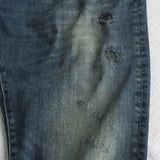 Jeans Slim Fit Scuro Strappato
