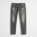 Jeans Slim Fit Grigio e Nero - Gray Denim