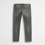 Jeans Slim Fit Grigio e Nero