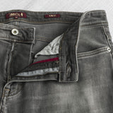 Jeans Slim Fit Grigio e Nero