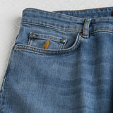 Jeans Regular Fit Lavaggio Medio e Chiaro