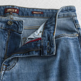 Jeans Regular Fit Lavaggio Medio e Chiaro