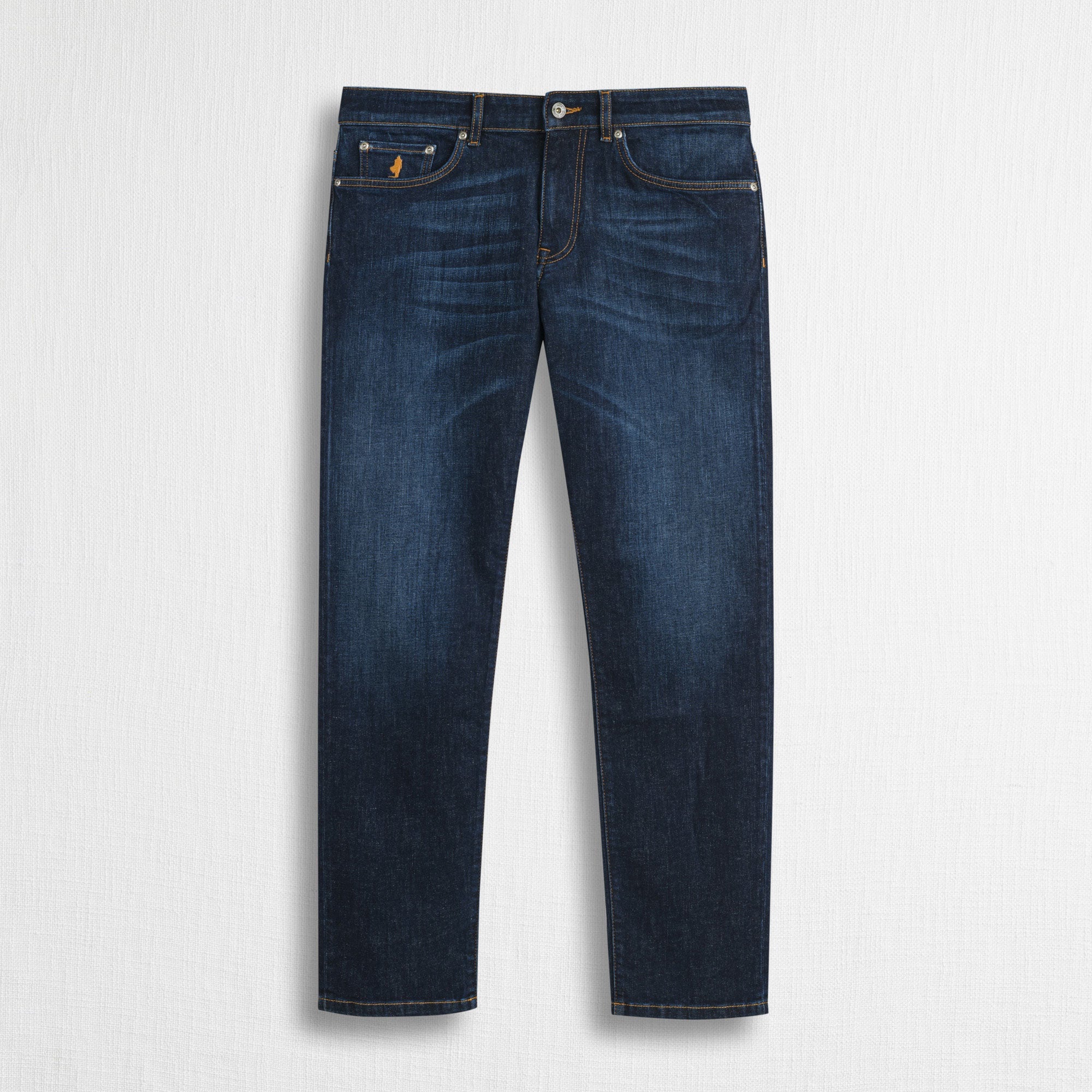 Jeans Regular Fit Lavaggio Medio e Chiaro - Medium Dark