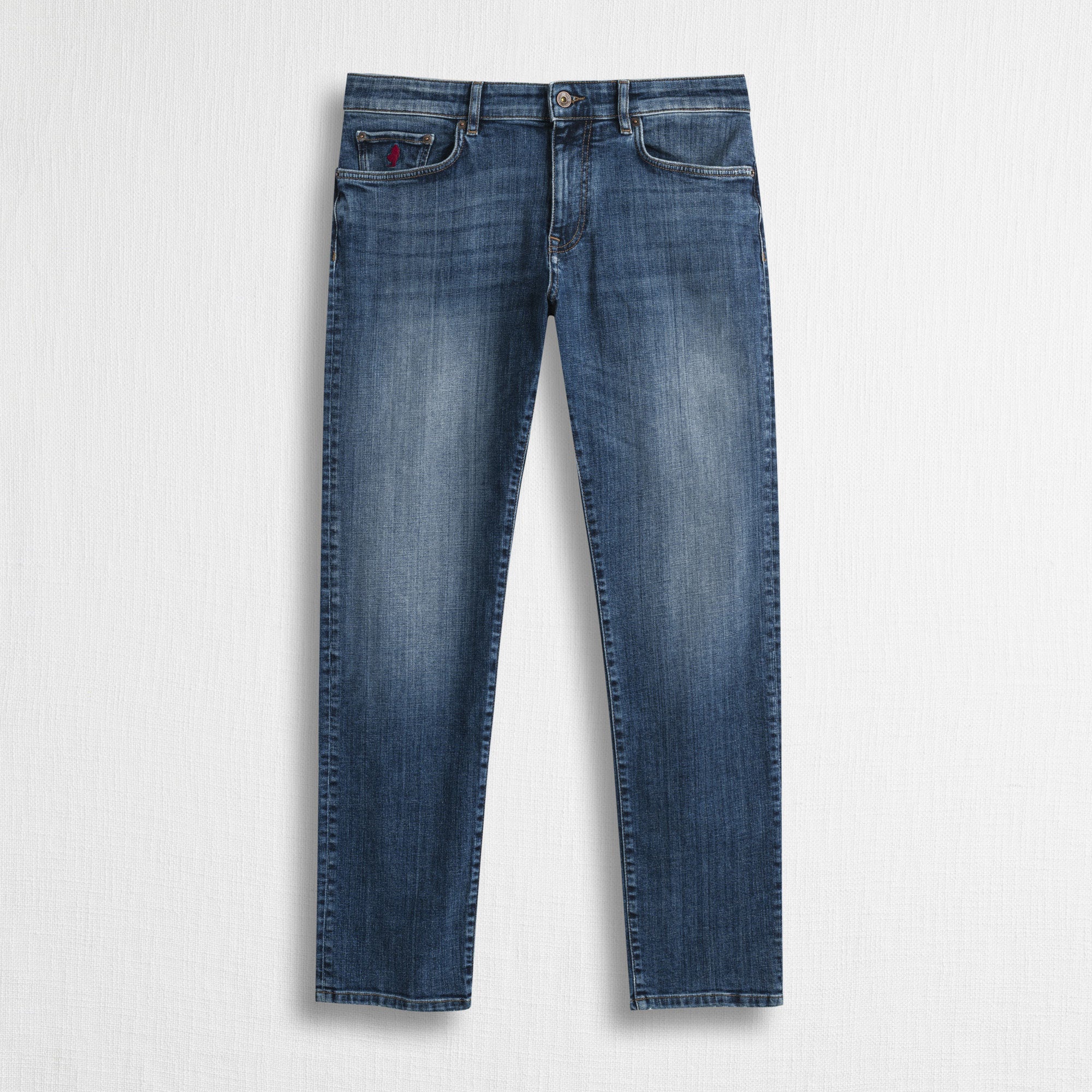 Jeans Regular Fit Blu Medio-Scuro - Authentic Blue