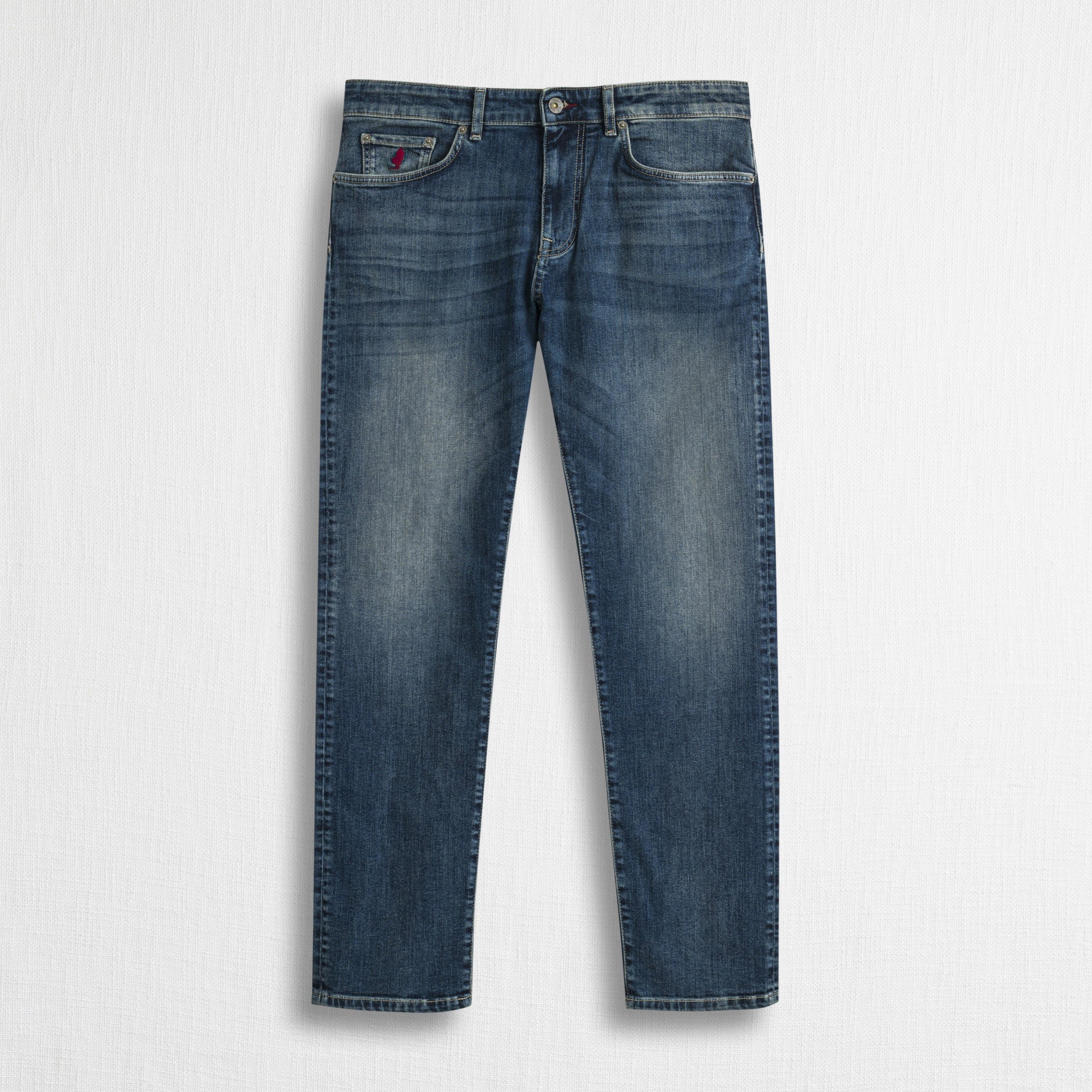 Jeans Regular Fit Blu Beige - Dark Ultra Blue