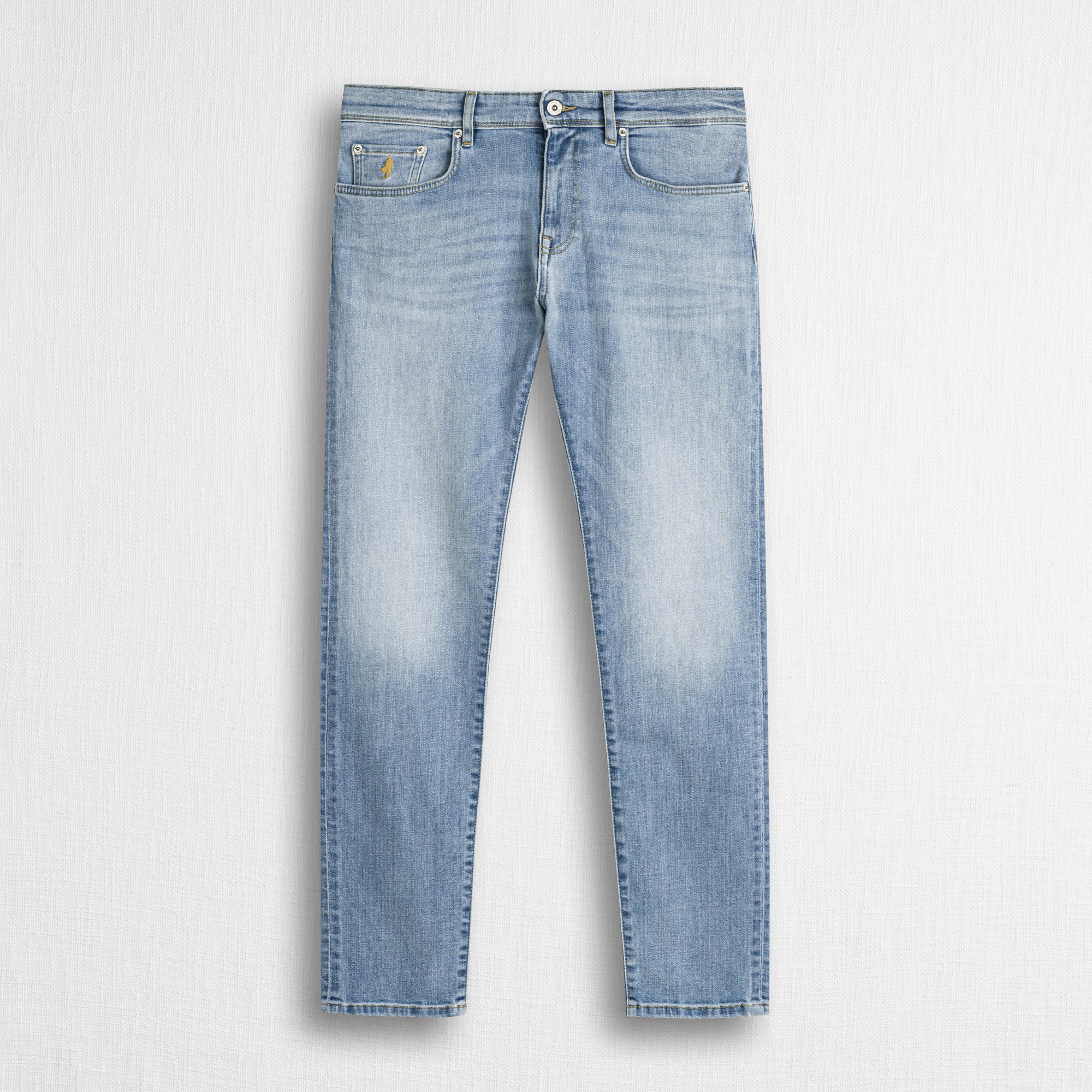 Jeans Bleached Slim - Sea Blue