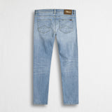 Jeans Bleached Slim - Sea Blue