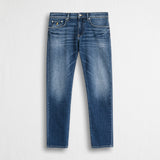 Jeans Used Paint Slim - Denim