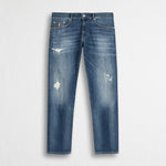 Jeans Distressed Regular - Denim