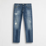 Jeans Distressed Regular - Denim