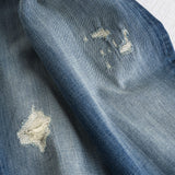 Distressed Regular Jeans - Denim