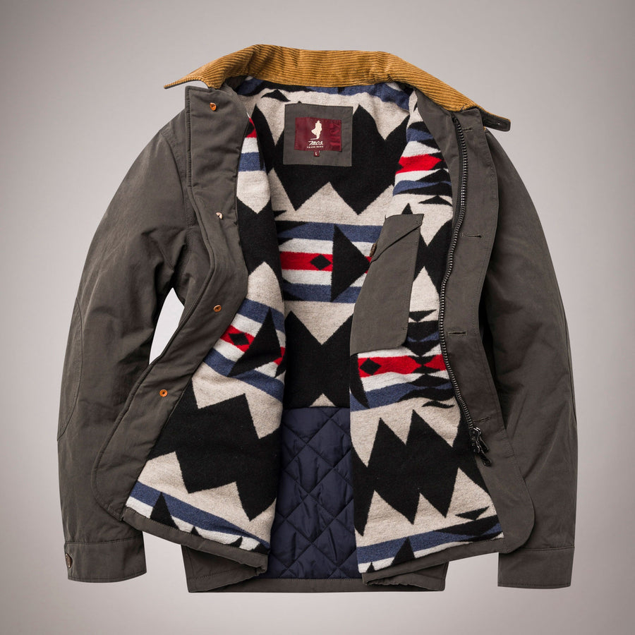 Giacca Field in Nylon Cotone Cerato
