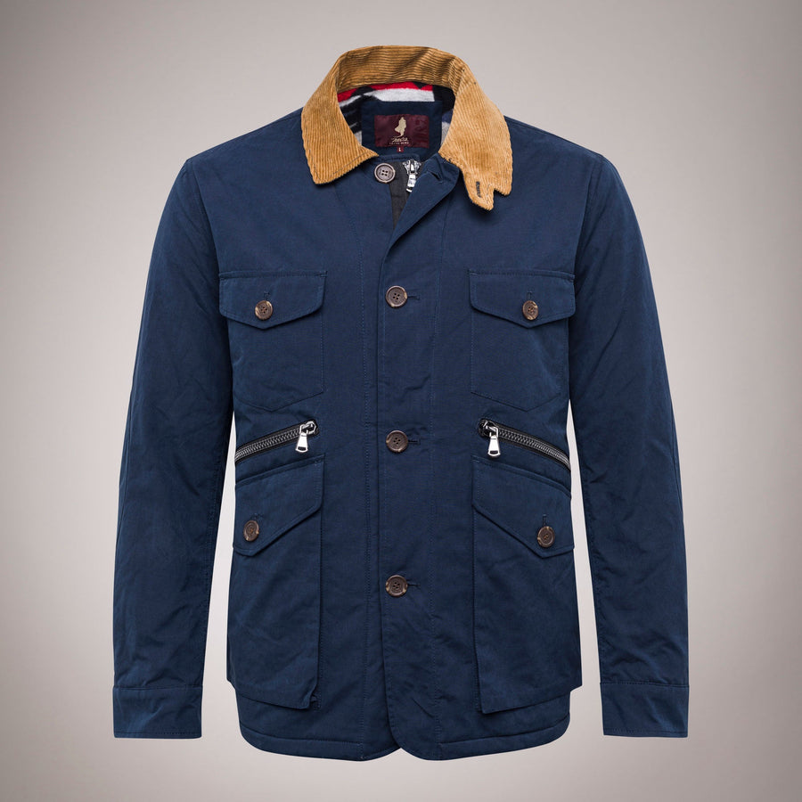 Giacca Field in Nylon Cotone Cerato
