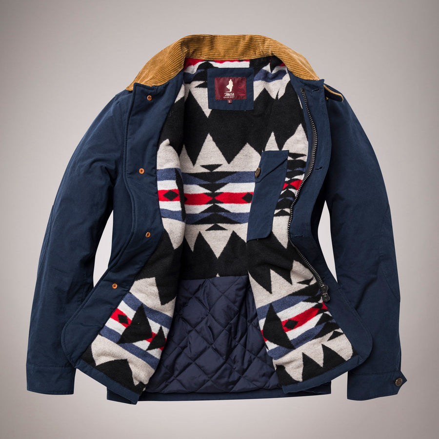 Giacca Field in Nylon Cotone Cerato