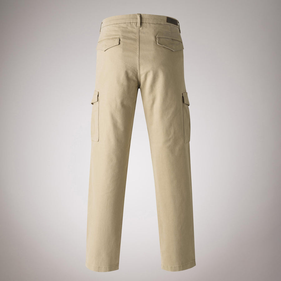 Chino Cargo in Gabardina di Cotone