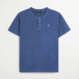 Serafino T-Shirt 100% Dyed Cotton Garment