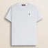 T-Shirt Girocollo in Jersey di Cotone fronte - White