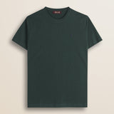 T-Shirt Girocollo in Jersey di Cotone fronte - Ponderosa Pine