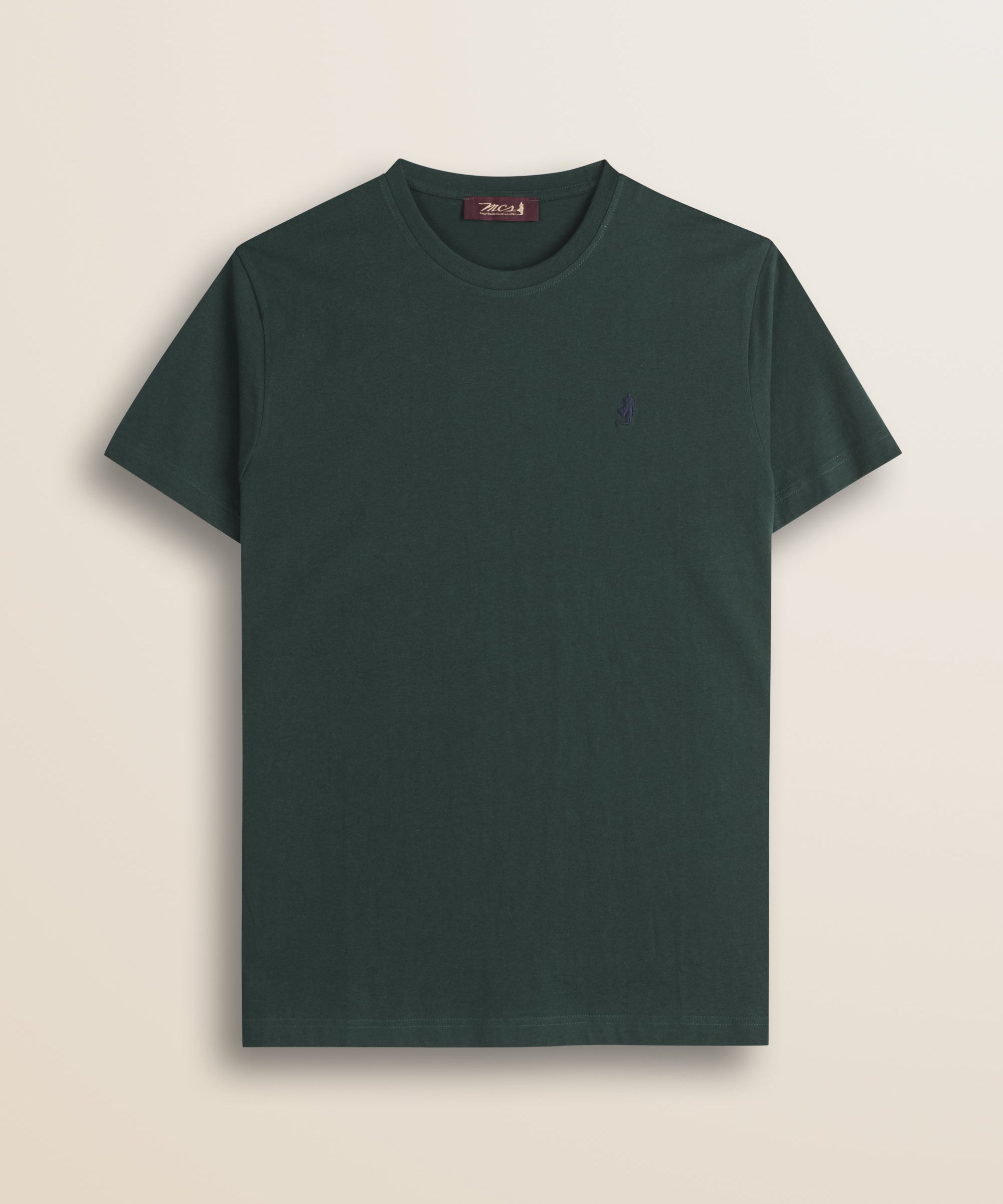 T-Shirt Girocollo in Jersey di Cotone fronte - Ponderosa Pine