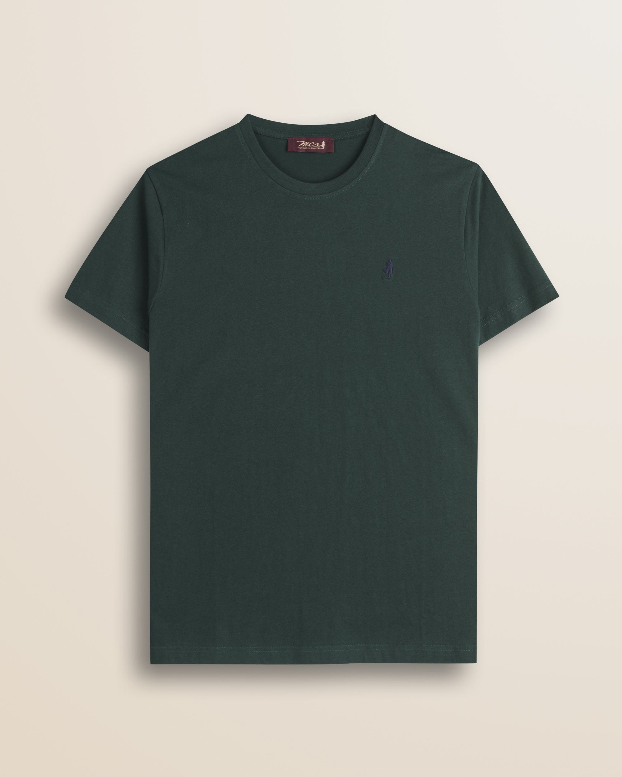 T-Shirt Girocollo in Jersey di Cotone fronte - Ponderosa Pine