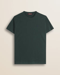 T-Shirt Girocollo in Jersey di Cotone fronte - Ponderosa Pine