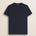 T-Shirt Girocollo in Jersey di Cotone fronte - Navy Blue