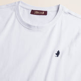 T-Shirt Manica Lunga in Jersey di Cotone dettaglio - White