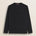 T-Shirt Manica Lunga in Jersey di Cotone fronte - Black