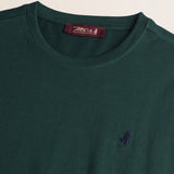T-Shirt Manica Lunga in Jersey di Cotone dettaglio - Ponderosa Pine