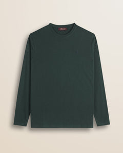 T-Shirt Manica Lunga in Jersey di Cotone fronte - Ponderosa Pine