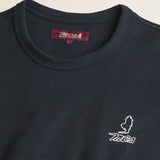 T-Shirt Manica Lunga con Logo Rider Flock dettaglio - Black