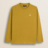 T-Shirt Manica Lunga con Logo Rider Flock fronte - Chai Tea