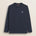 T-Shirt Manica Lunga con Logo Rider Flock fronte - Navy Blue
