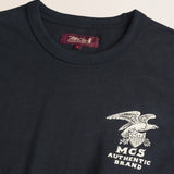 T-Shirt in Cotone con Stampa Punto Cuore dettaglio - Black