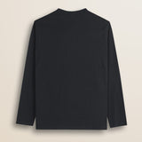T-Shirt in Cotone con Stampa Punto Cuore retro - Black