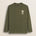 T-Shirt in Cotone con Stampa Punto Cuore fronte - Olive Night