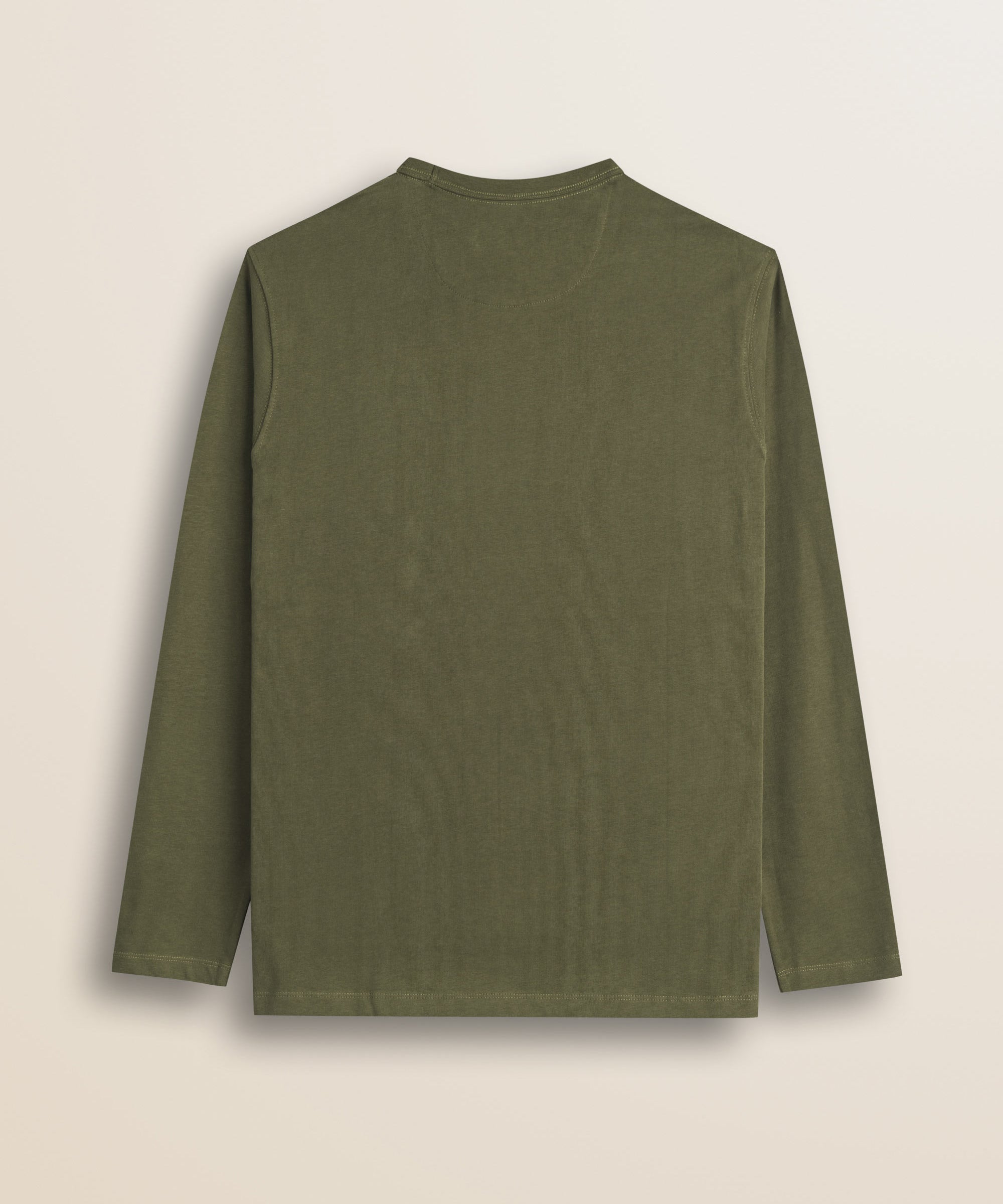 T-Shirt in Cotone con Stampa Punto Cuore retro - Olive Night