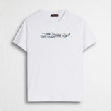 T-shirt 100% cotone con stampa grafica collezione - White