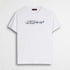 T-shirt 100% cotone con stampa grafica collezione - White